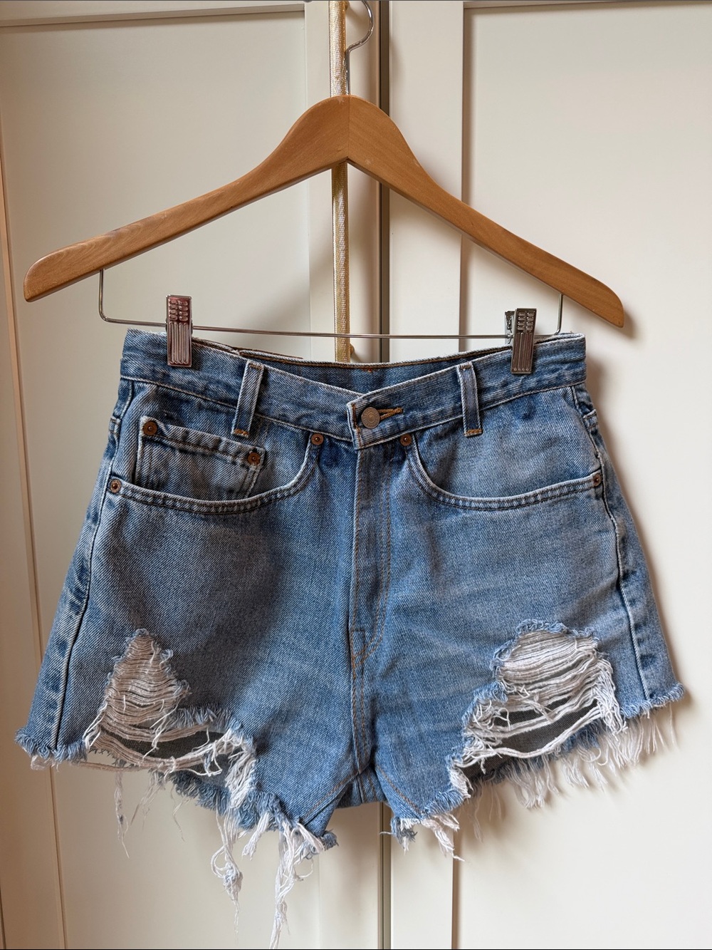 Vintage 90s Levi’s 505. Cutoffs. Fits modern size 26.